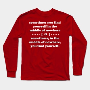 Finding Yourself Long Sleeve T-Shirt